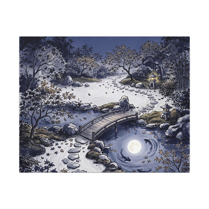 Torii Gate Enso Canvas Art | Contemplative Zen Art