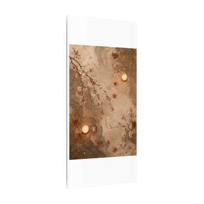 Cherry Blossom Canvas Art | Autumn Japandi Japanese Pattern Art