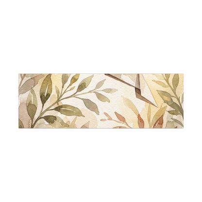 Fukinsei Paper Fold Canvas Art - Japandi Watercolor