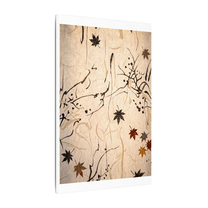 Golden Hour Shoji Screen Canvas Art - Japandi Fukinsei
