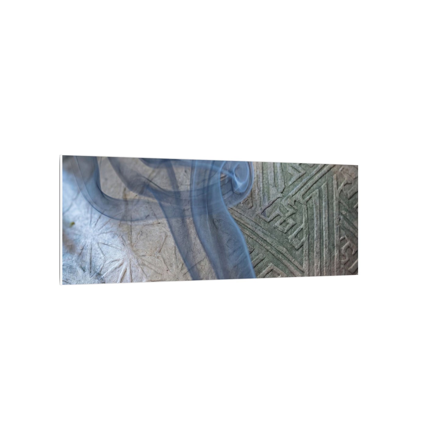 Spring Incense Smoke Japanese Pattern Canvas Art | Neutral Decor
