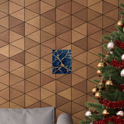 Kintsugi Crackle Wall Art Print