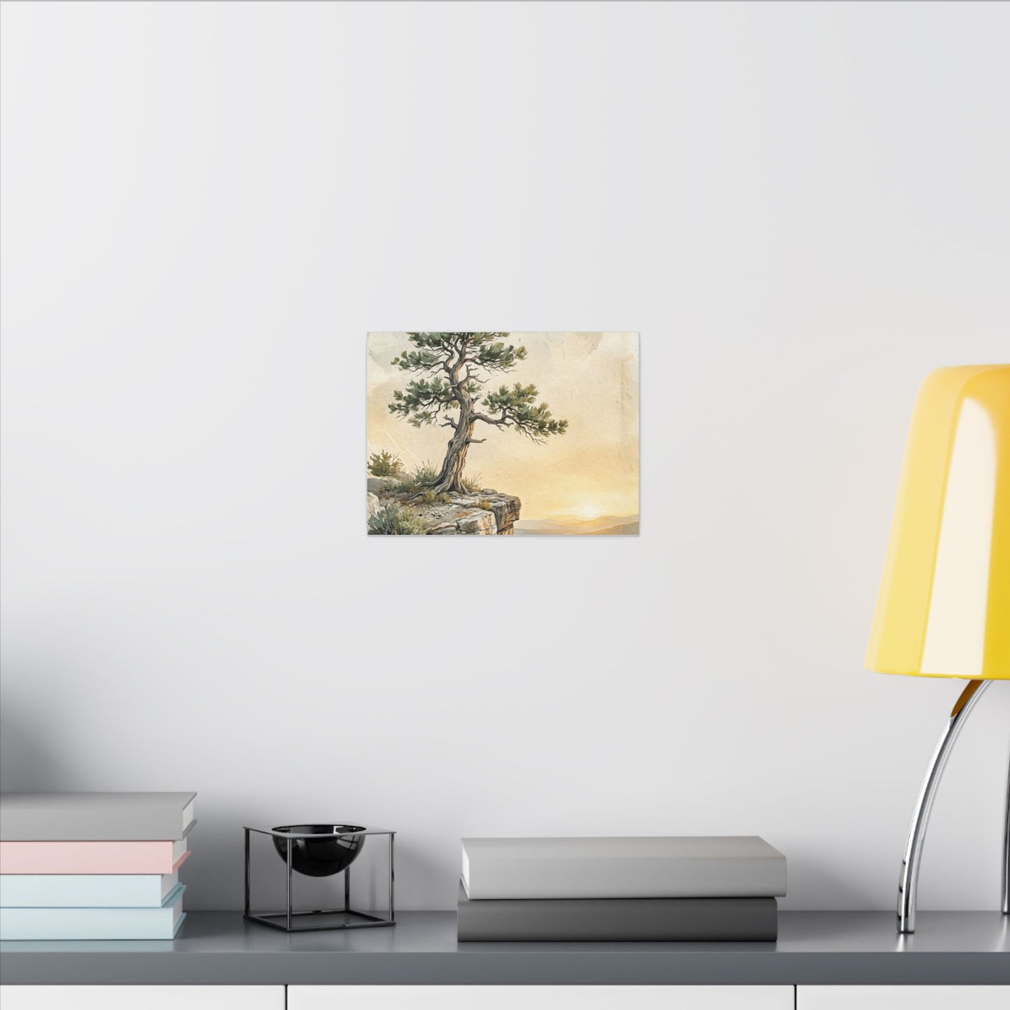 Pine Tree Canvas Art | Summer Japandi Texture Art