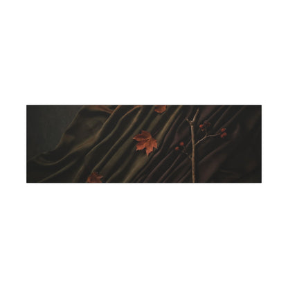 Autumn Silk Drape Moody Minimal Canvas Art | Moody Decor