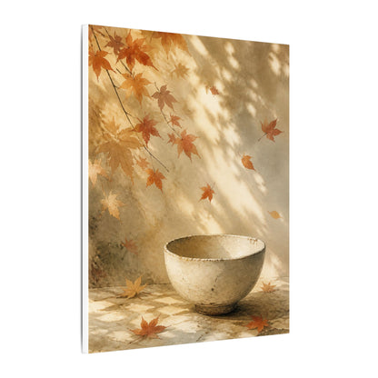 Japandi Ceramic Bowl in Dappled | Watercolor Canvas Art