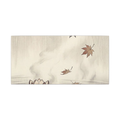 Lotus Flower Canvas Art | Autumn Zen Ukiyo E Inspired Art