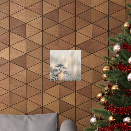 Datsuzoku Pine Tree Wall Art Print - Japandi Japanese Pattern