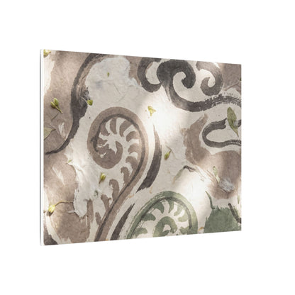 Dappled Ink Brushstroke Canvas Art - Japandi Ma