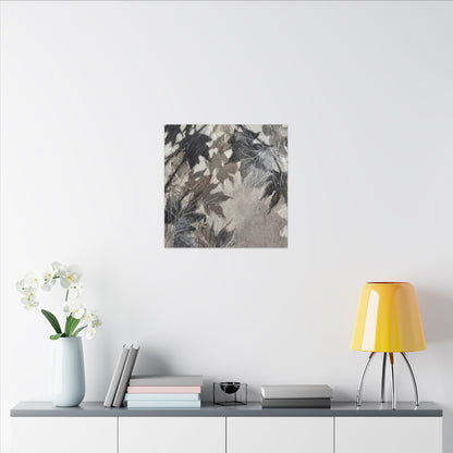 Shadow Play Texture Canvas Art | Cozy Japandi Art