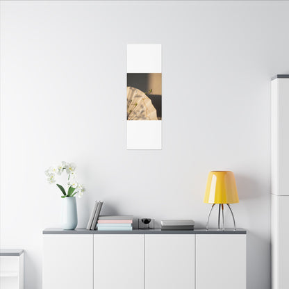 Paper Fold Gold Vein Canvas Art | Healing Kintsugi Art