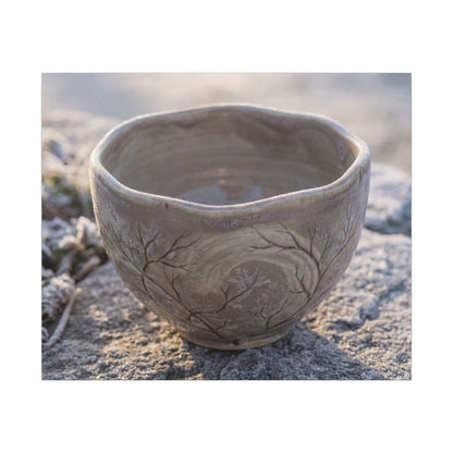 Seijaku Ceramic Bowl Canvas Art - Japandi Japanese Pattern