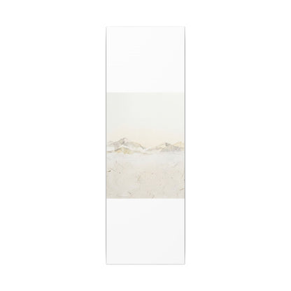 Mountain Mist Winter Canvas Art | Japandi Warm Design