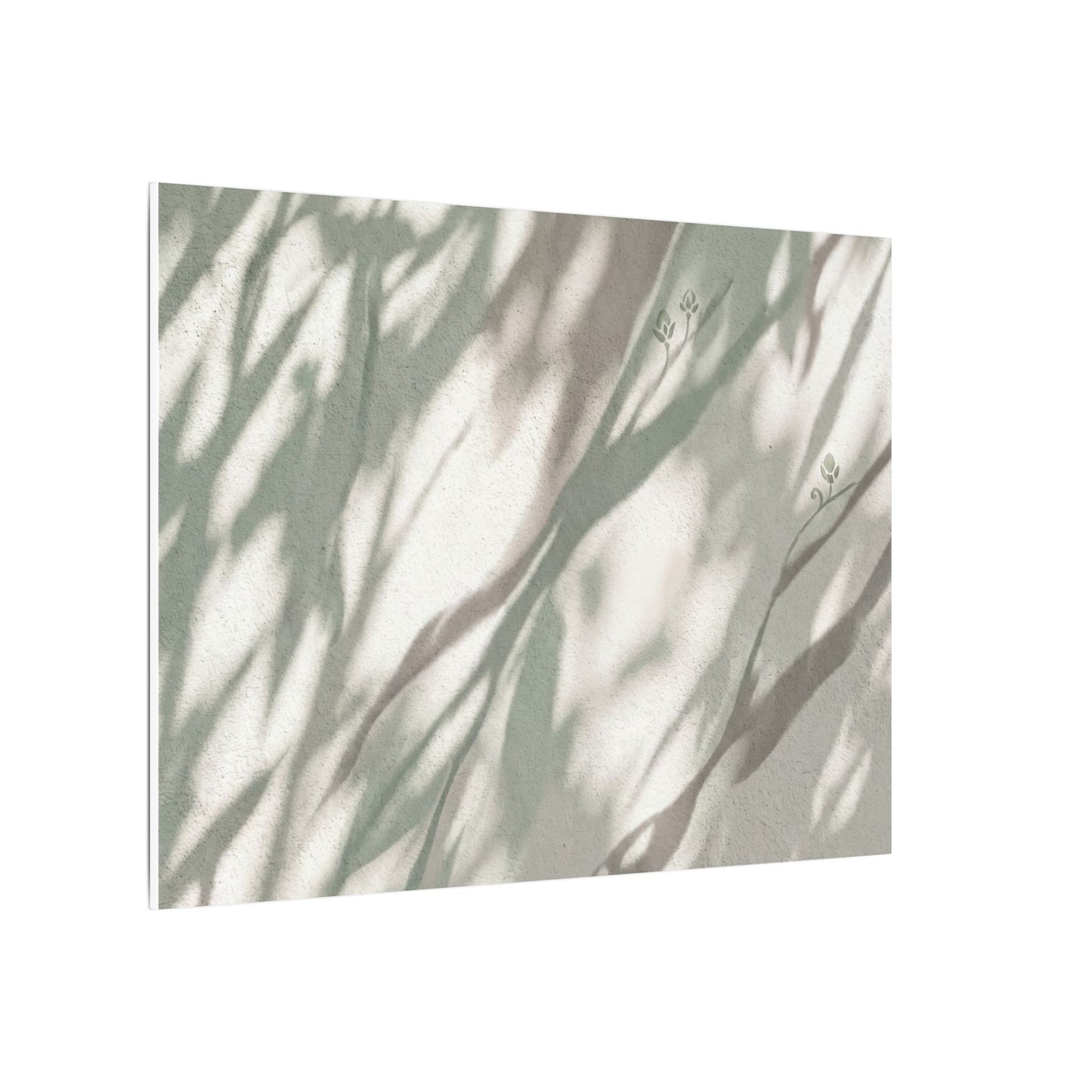 Japandi Shadow Play in Dappled | Japanese Pattern Canvas Art