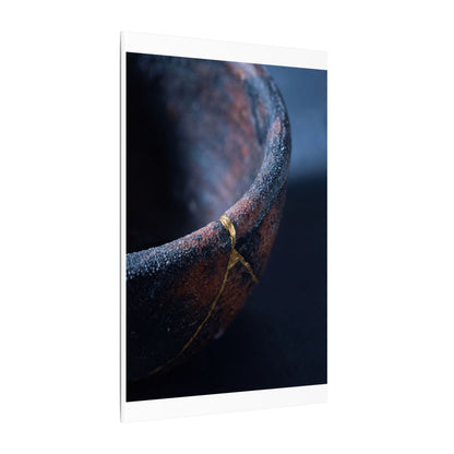 Artful Ceramic Bowl Canvas Art - Broken Beauty Kintsugi