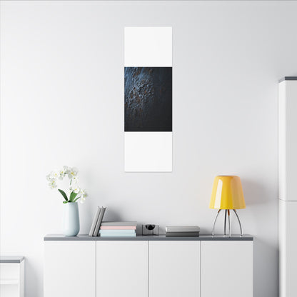 Rust Patina Canvas Art | Winter Dark Japandi Shadow Zen Art