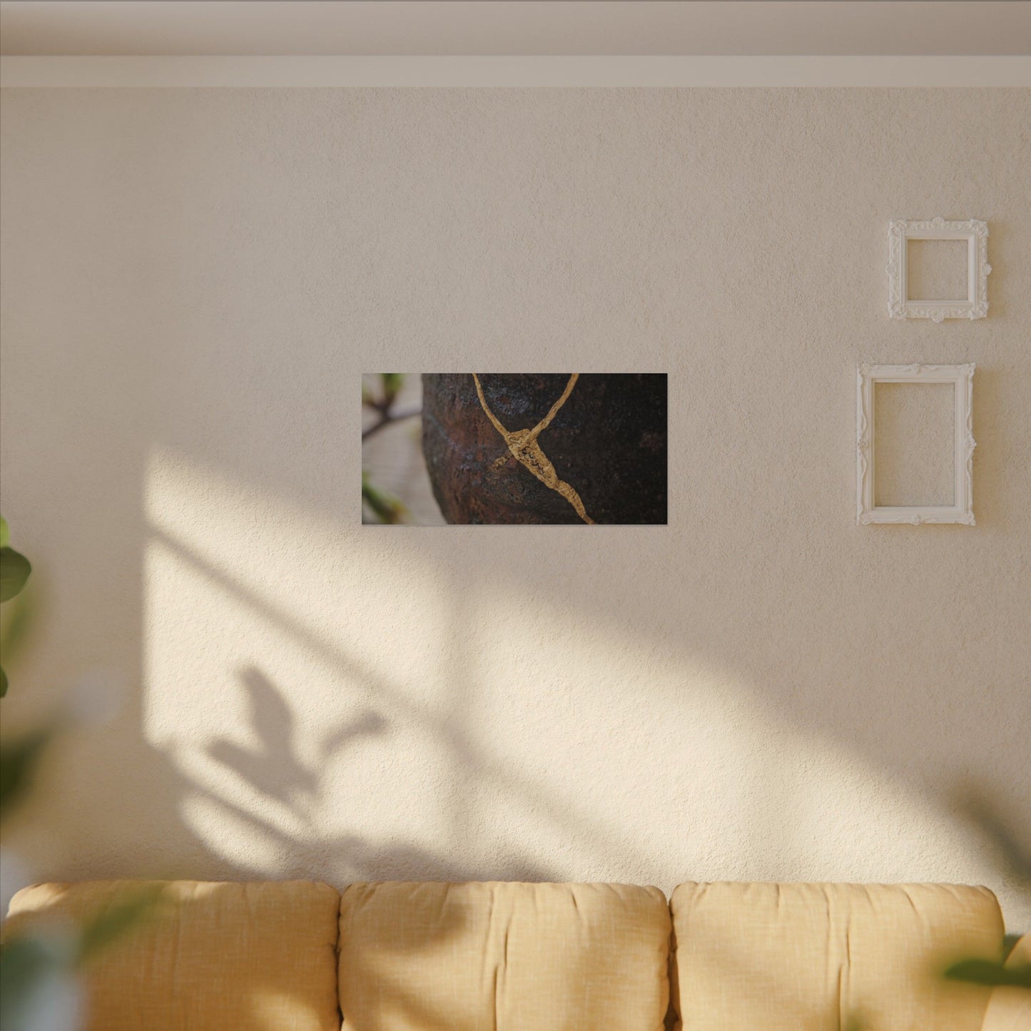 Dawn Tea Ceremony Canvas Art - Kintsugi Mono No Aware