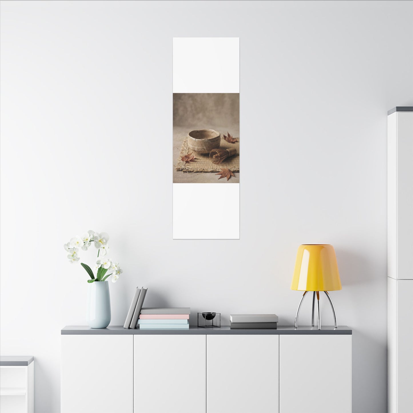 Ma Tea Ceremony Canvas Art - Japandi Texture