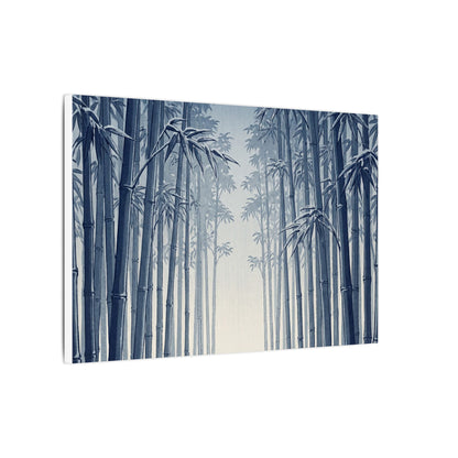 Bamboo Grove Canvas Art | Winter Zen Ukiyo E Inspired Art