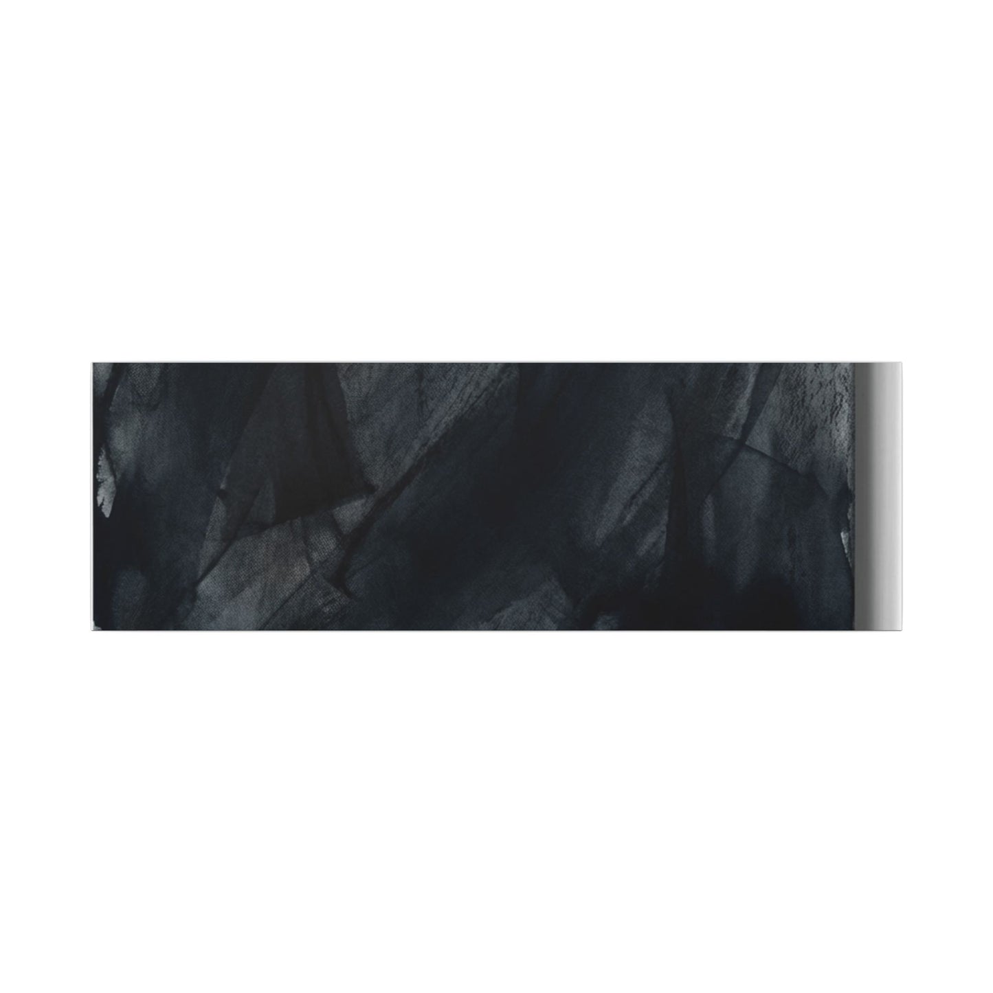 Deep Tones Dark Japandi Charcoal Canvas Art