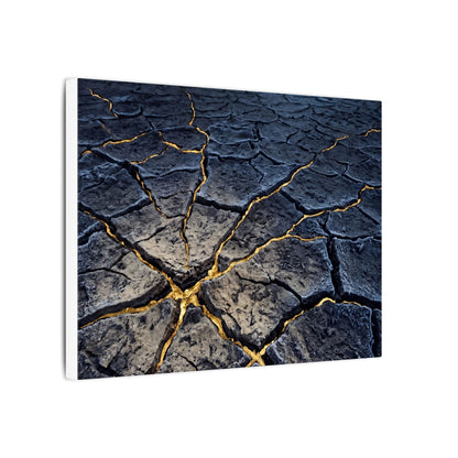 Cracked Earth Broken Beauty Canvas Art | Artful Kintsugi Art