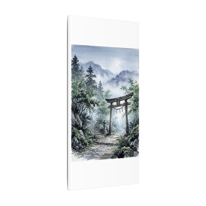 Moonlight Torii Gate Canvas Art - Zen Fukinsei