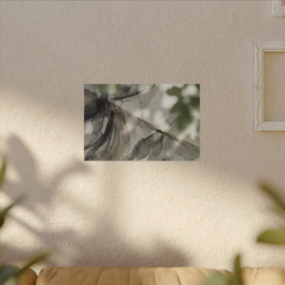Spring Paper Fold Watercolor Canvas Art | Warm Decor