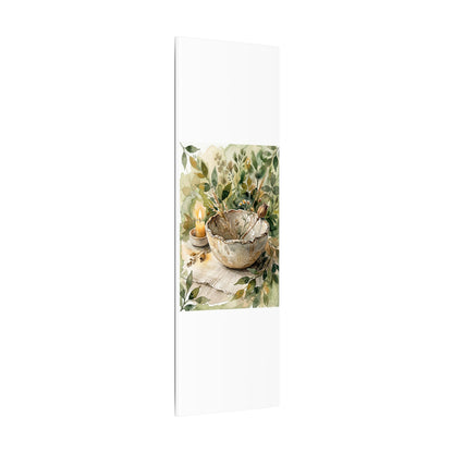 Ceramic Bowl Summer Canvas Art | Japandi Elegant Design