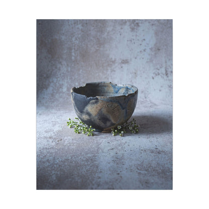 Ceramic Bowl Spring Canvas Art | Japandi Warm Design