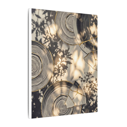 Healing Water Ripple Canvas Art - Gold Vein Kintsugi
