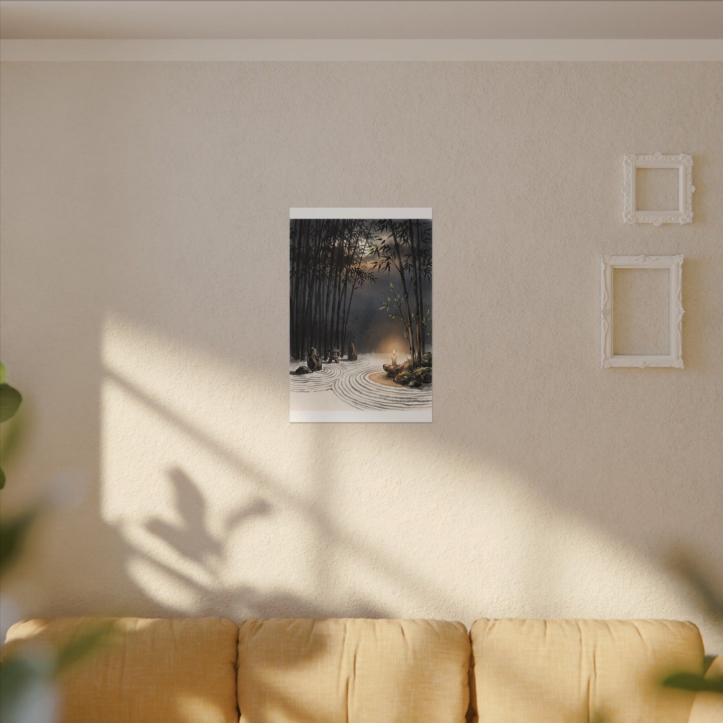 Tranquil Bamboo Grove Canvas Art - Karesansui Zen