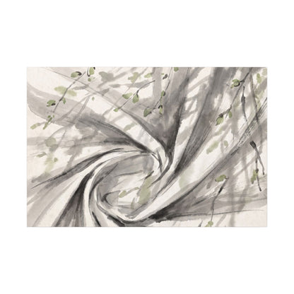 Silk Drape Spring Canvas Art | Zen Contemplative Design