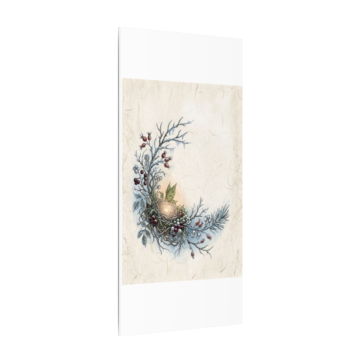 Winter Shoji Screen Forest Whimsy Canvas Art | Enchanting Decor