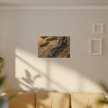 Summer Pine Tree Texture Canvas Art | Cozy Decor