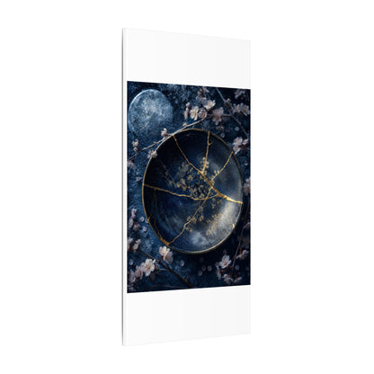 Cherry Blossom Winter Canvas Art | Kintsugi Philosophical Design