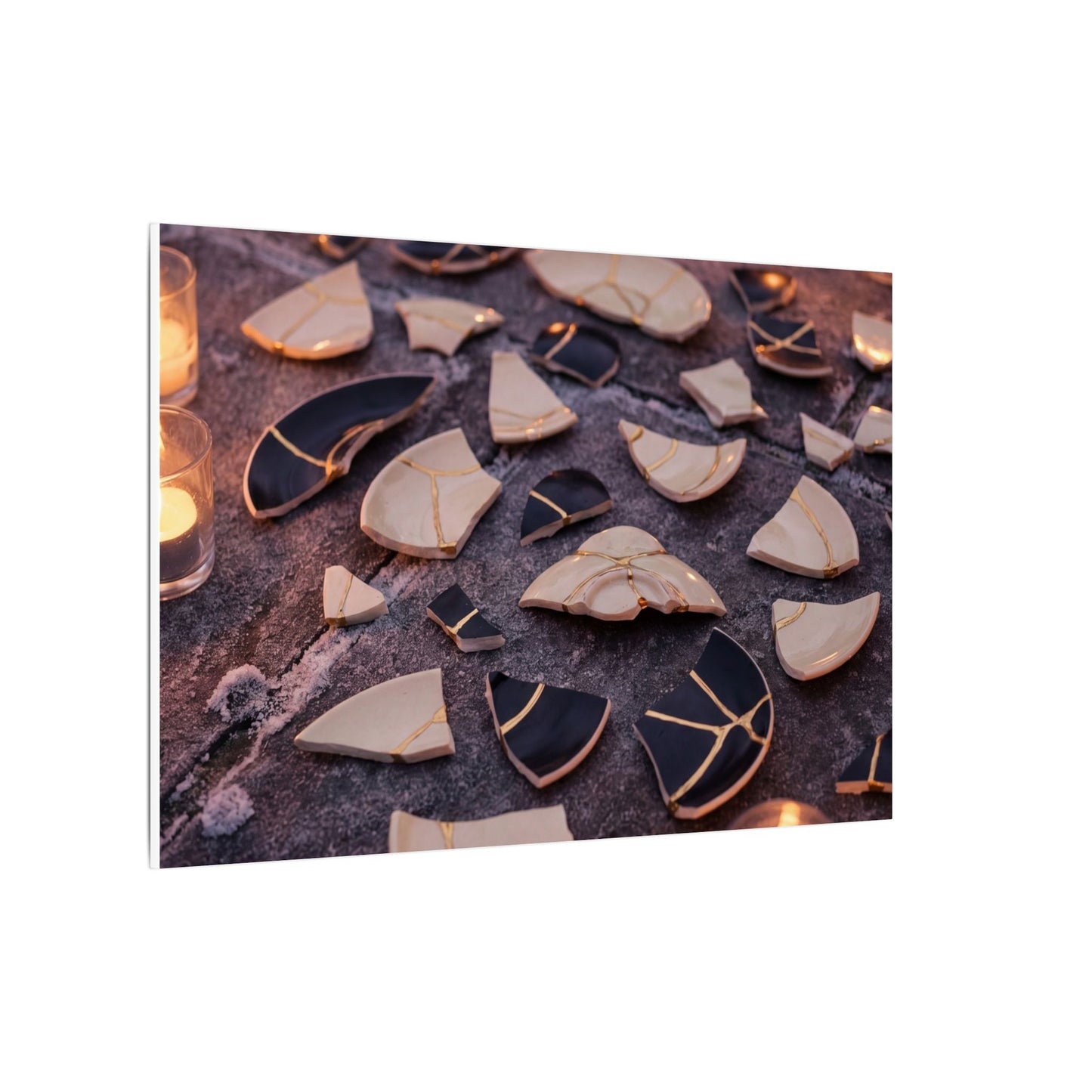 Winter Broken Pottery Broken Beauty Canvas Art | Beautiful Decor