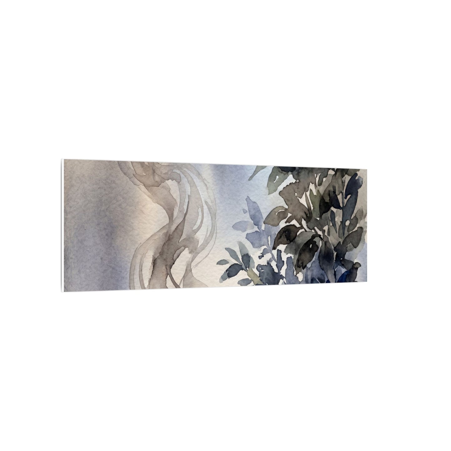 Incense Smoke Summer Canvas Art | Japandi Cozy Design