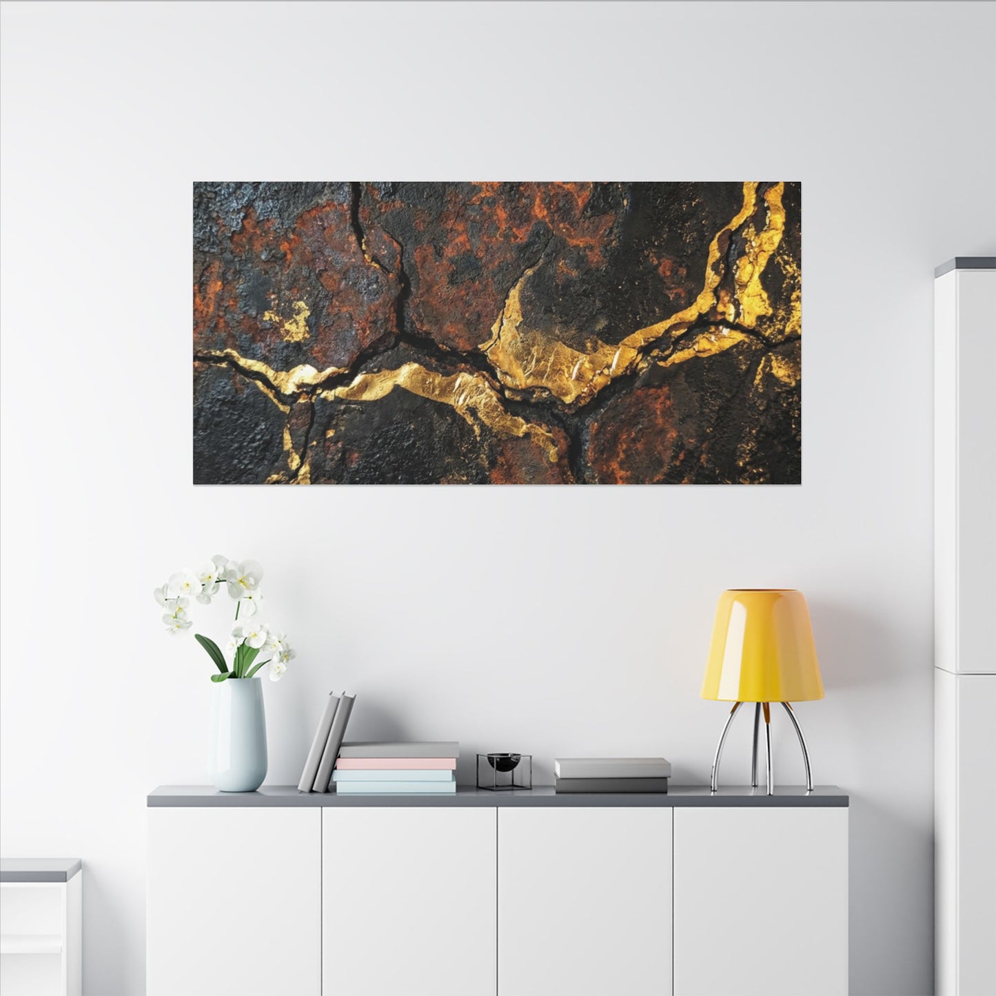 Kintsugi Broken Beauty Canvas Art