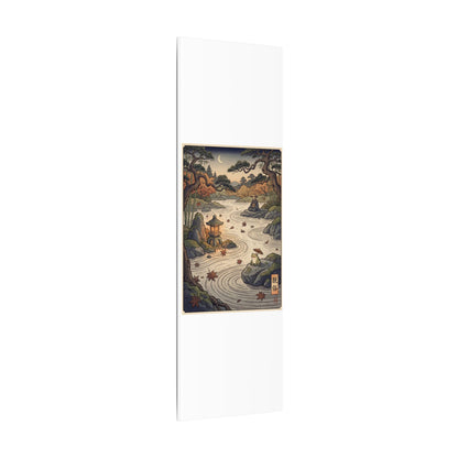 Rock Garden Autumn Canvas Art | Zen Serene Design