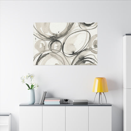 Handcrafted Feel Japandi Watercolor Canvas Art
