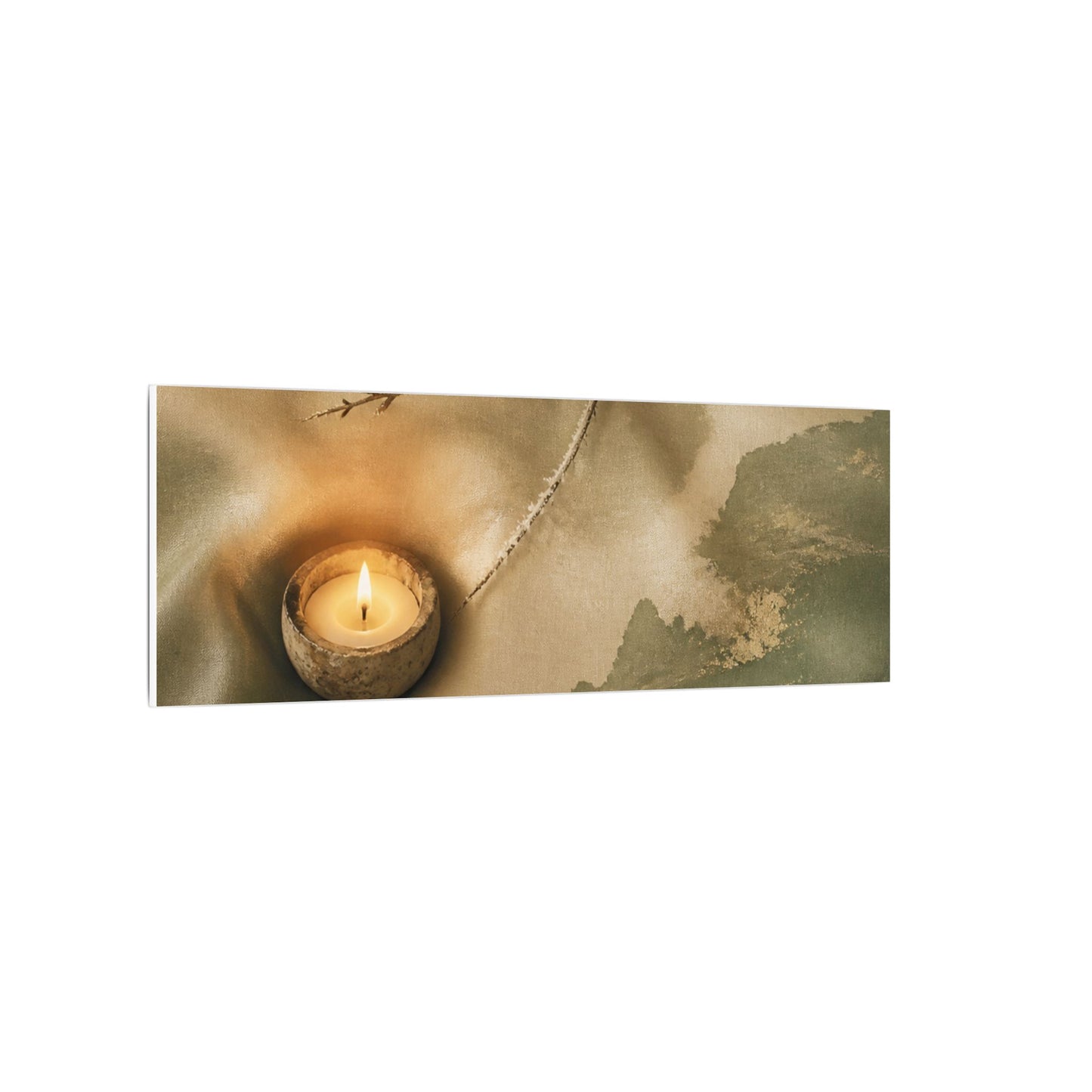 Silk Drape Japanese Pattern Canvas Art | Warm Japandi Art