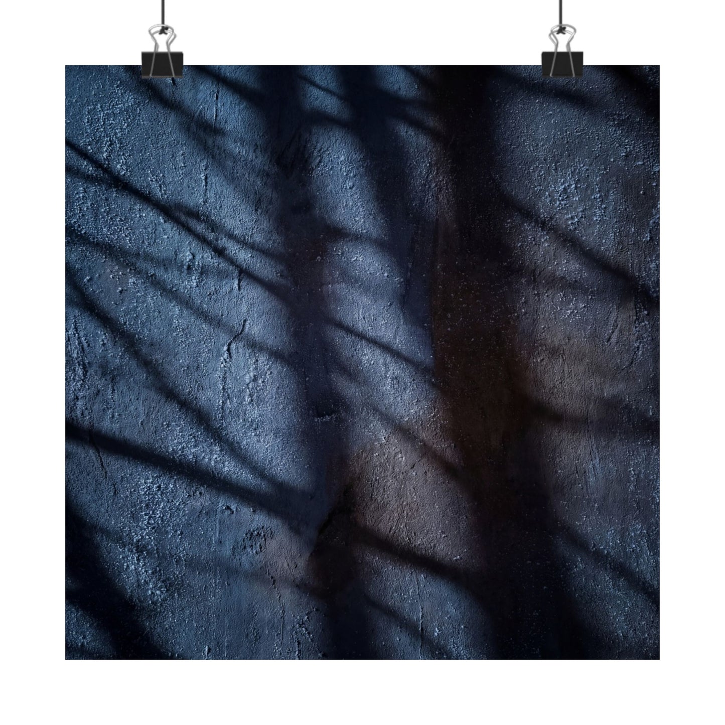 Mono No Aware Shadow Play Wall Art Print - Dark Japandi Moody Minimal Art Print