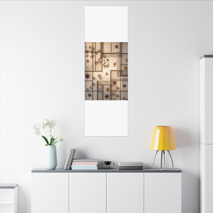 Shoji Screen Japanese Pattern Canvas Art | Neutral Japandi Art