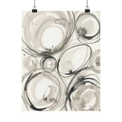 Handcrafted Feel Japandi Watercolor Wall Art Print | Handcrafted Feel Watercolor Art Print