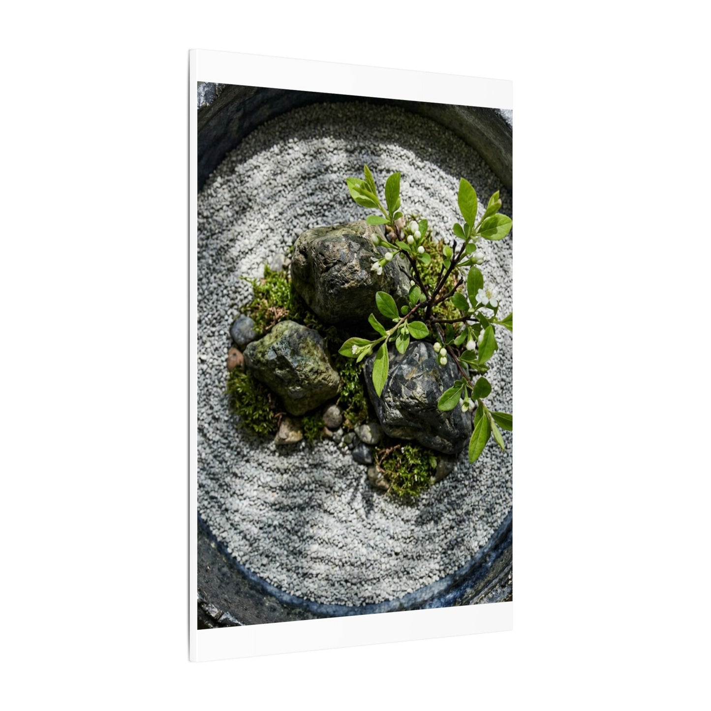 Zen Ceramic Bowl in Dappled | Karesansui Canvas Art