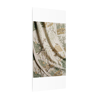 Silk Drape Canvas Art | Spring Japandi Japanese Pattern Art