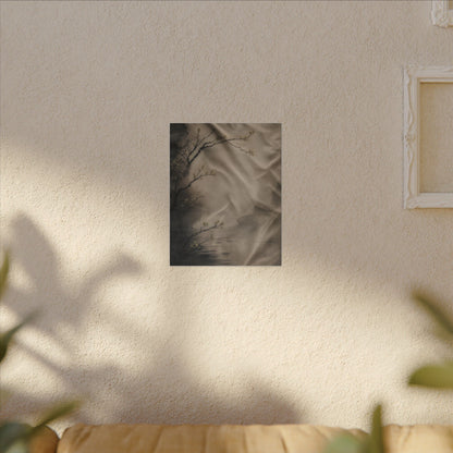 Silk Drape Canvas Art | Spring Japandi Japanese Pattern Art