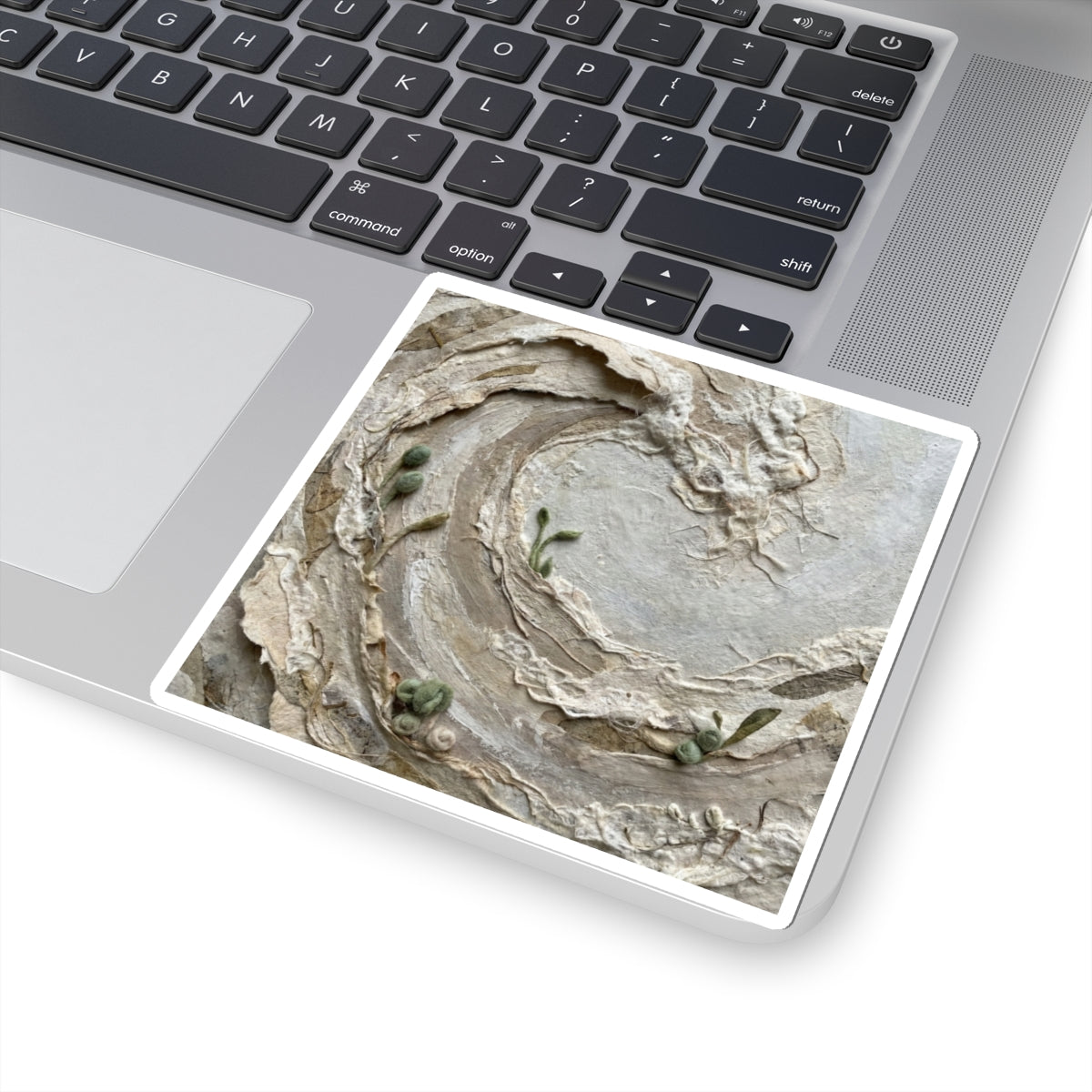 Japandi Ocean Wave in Overcast | Texture Sticker