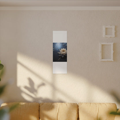 Beautiful Lotus Flower Canvas Art - Gold Vein Kintsugi