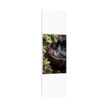 Ceramic Bowl Shadow Zen Canvas Art | Moody Dark Japandi Art