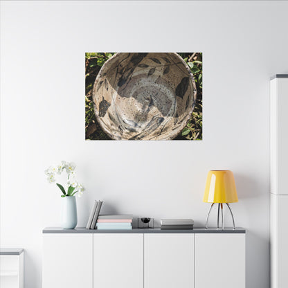 Elegant Ceramic Bowl Canvas Art - Japanese Pattern Japandi
